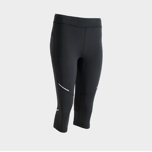 Women's Nike Black Capri Pants leggings Small - zipped key pocket dri-fit